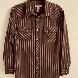 Men’s Vintage by Route 66 Original Clothing Button Down Shirt size Large.